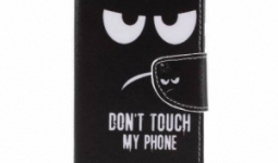 Motorola Moto E5 (2018), Motorola Moto G6 Play (2018), Notesz tok, Do Not Touch My Phone mintás