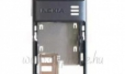 Nokia 3109 középső keret szürke (swap)
