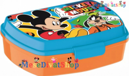 Disney Mickey Műanyag uzsonnás doboz , szendvicsdoboz